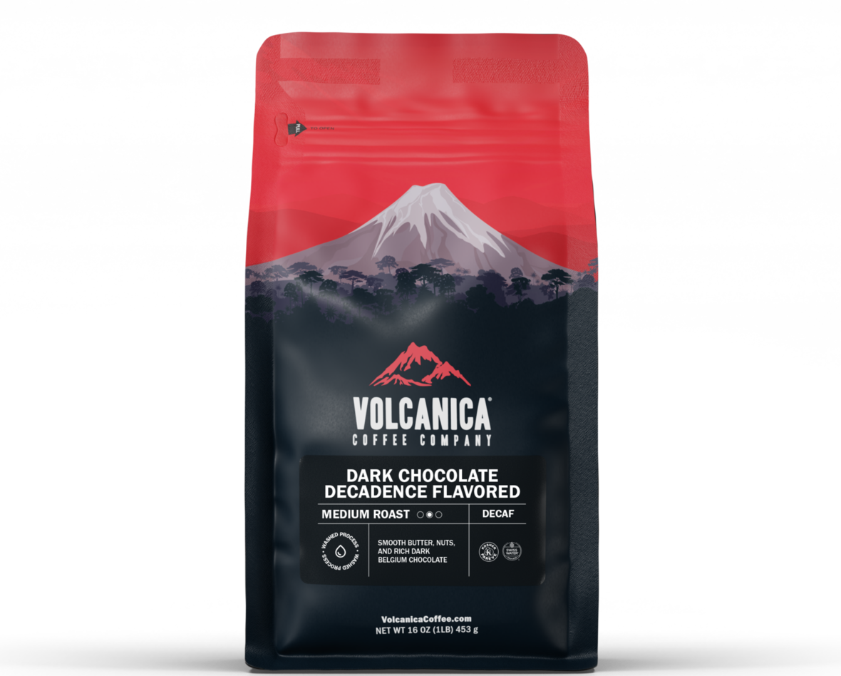 Dark Chocolate Decadence Flavored Decaf Coffee