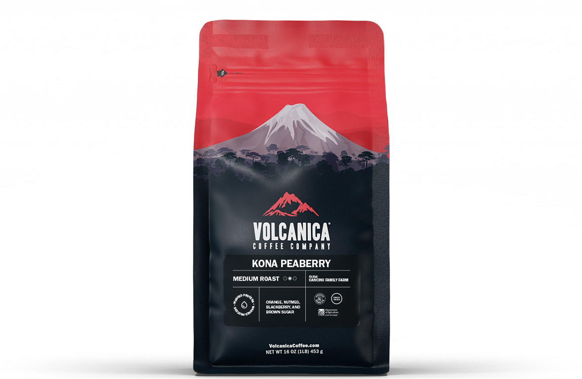 Kona Peaberry Coffee – Volcanica Coffee Kona Peaberry Coffee – Volcanica Coffee
