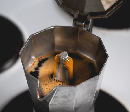 Making Coffee with a Moka Pot