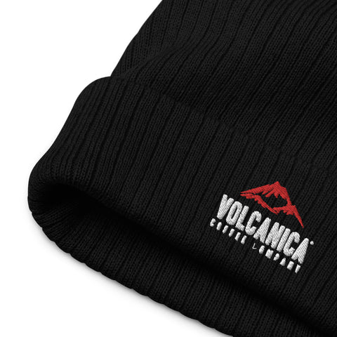 Ribbed knit beanie - Volcanica Coffee