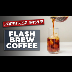 flash cold brew Japanese style coffee