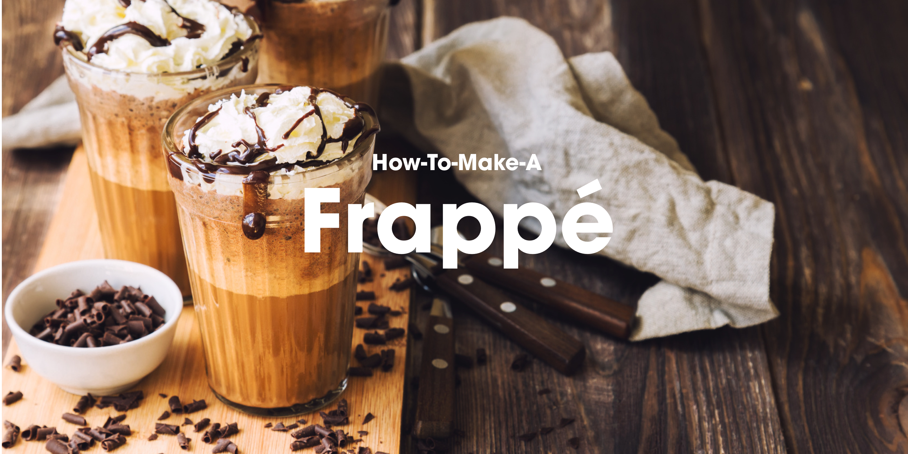 Frappe Tutorial How to Make a FrappĂ© â Volcanica Coffee