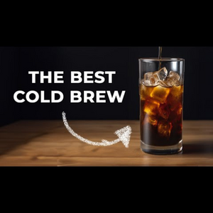 glass of cold brew with ice
