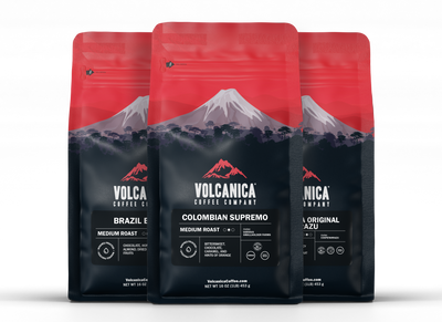 3-Pack Exotic Coffee Bundle, Brazil, Colombian, Costa Rica