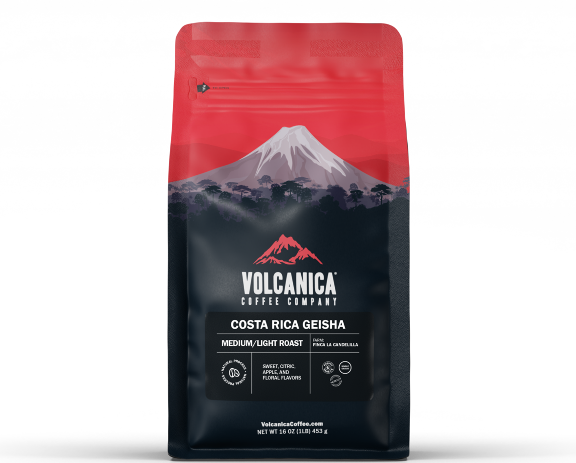 Costa Rica Geisha Coffee, Natural Process – Volcanica Coffee