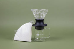 Hario V60 SWITCH Glass Dripper and Server Set
