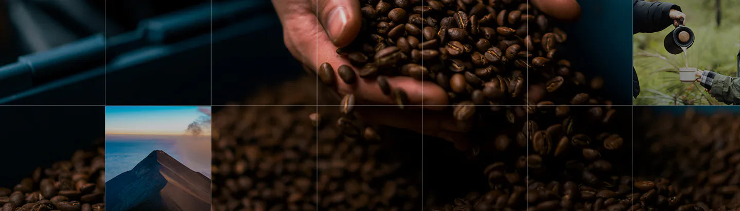Dark Roast Coffee Banner