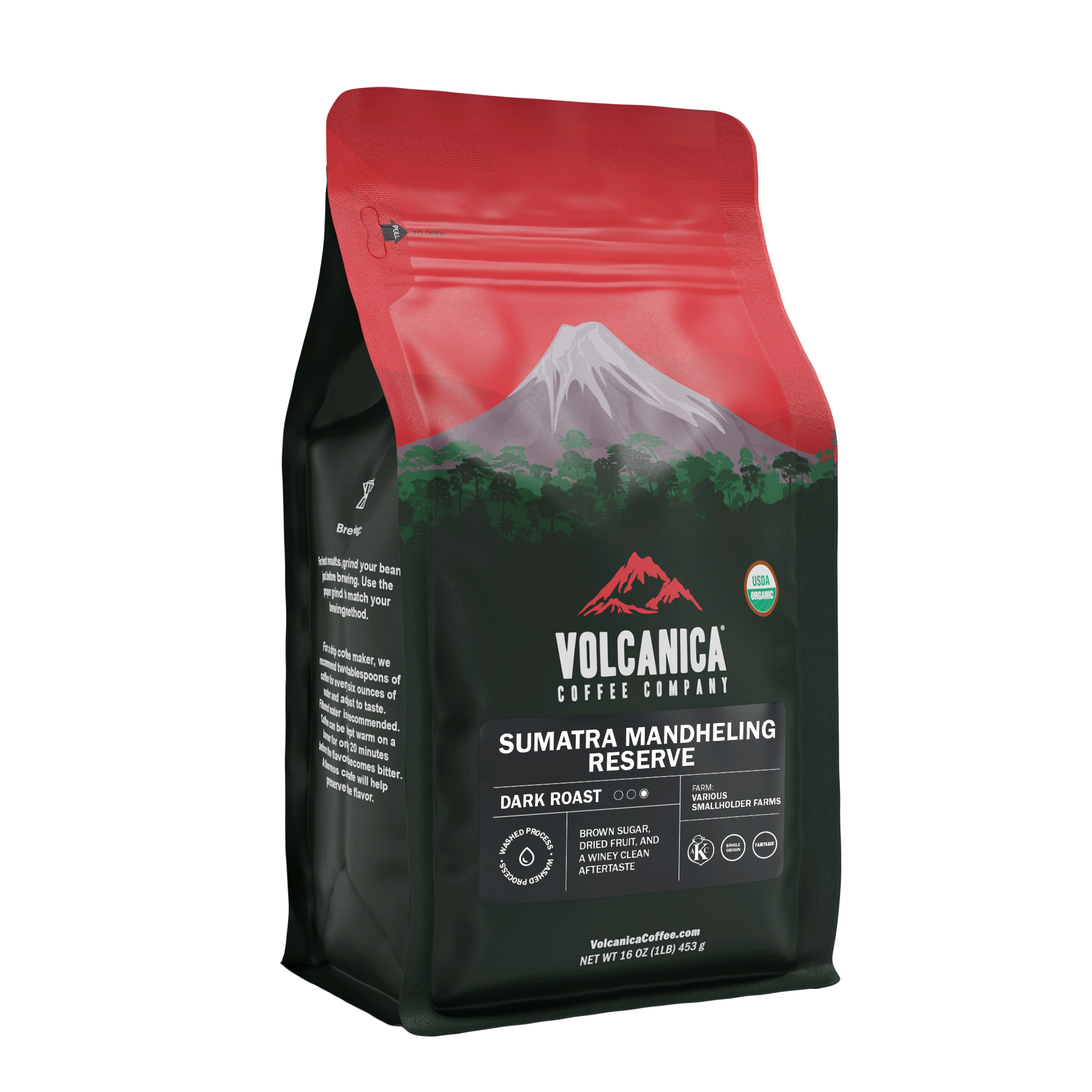 Sumatran Dark Roast Coffees Mandheling Organic