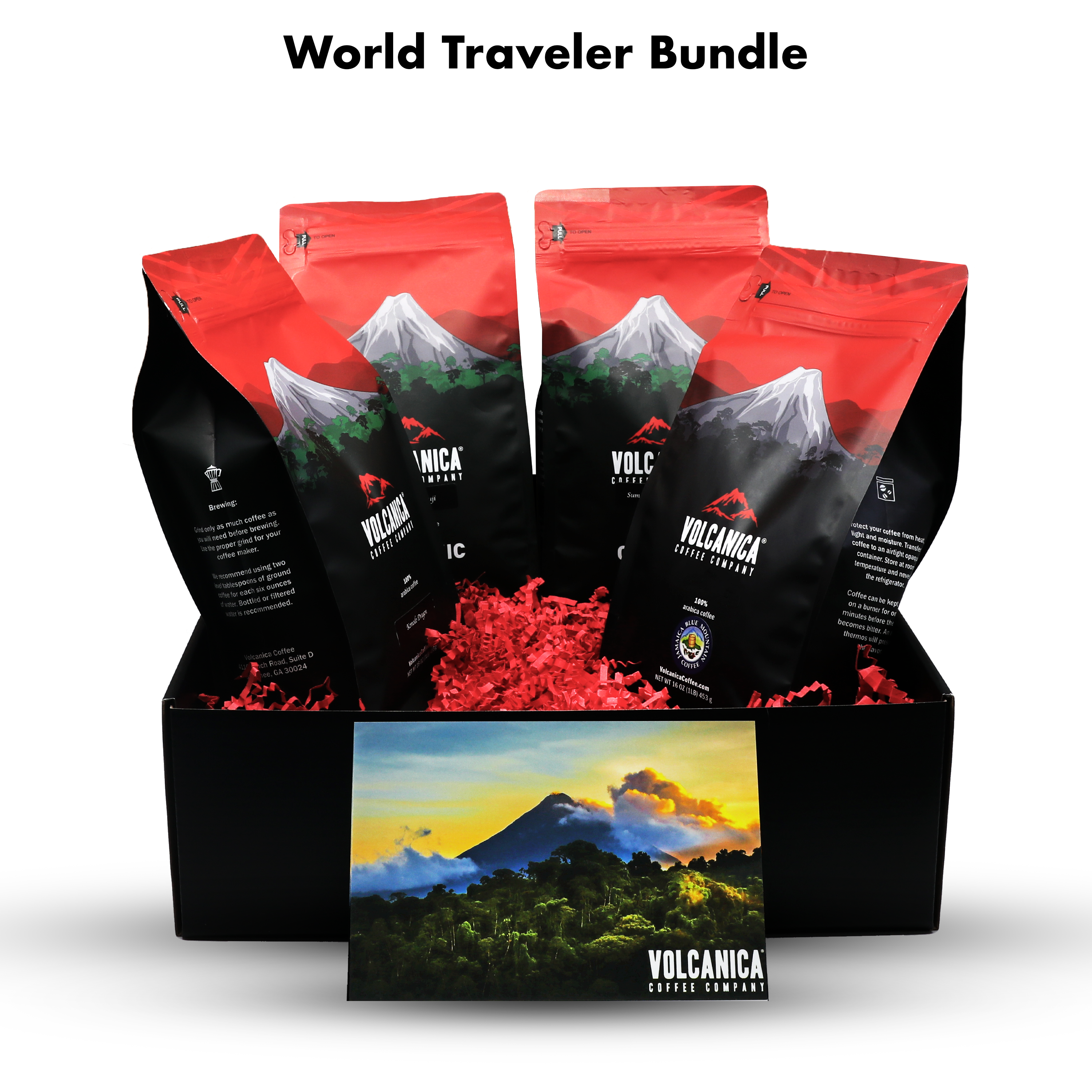 World Traveler Coffee Gift Box - Volcanica Coffee