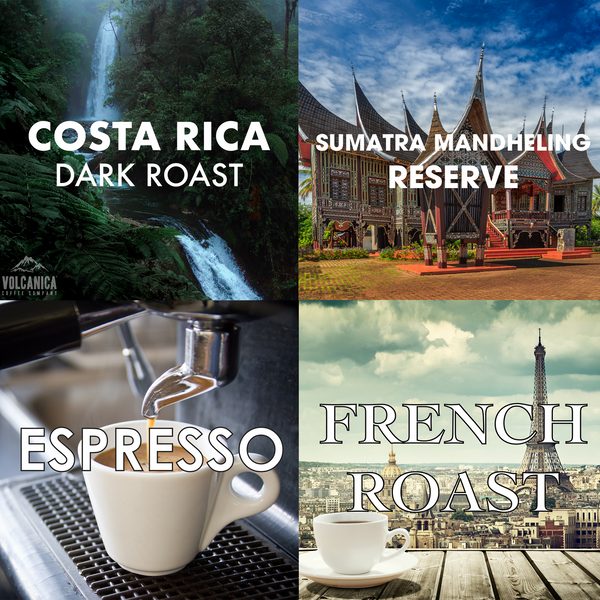 Dark Roast Coffee Bundle Gift Box - Volcanica Coffee