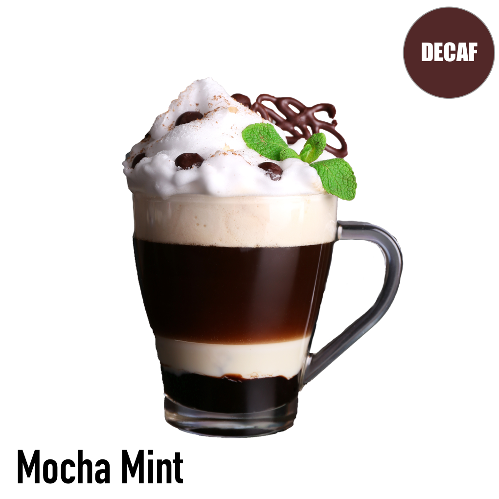 Mint Mocha Flavored Decaf Coffee - Volcanica Coffee