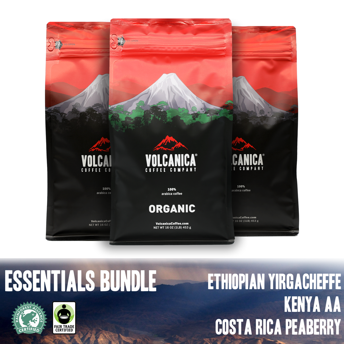 Essential Coffee Bundle - Volcanica Coffee